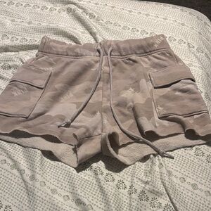 PINK Victoria's Secret Beige Camo Cargo Shorts
